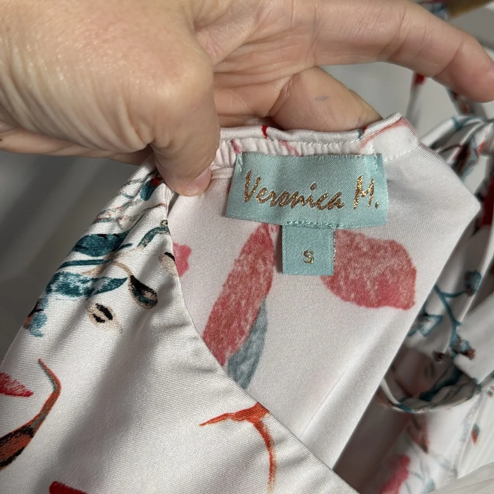 Veronica M Maxi Halter Dress size SMALL - Picture 11 of 11